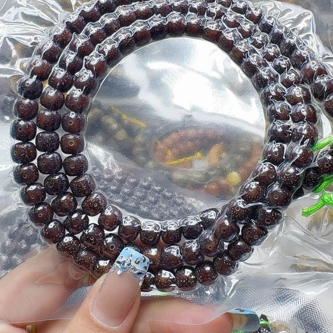 星月菩提手串42黑冰糖遇华星月菩提87-108