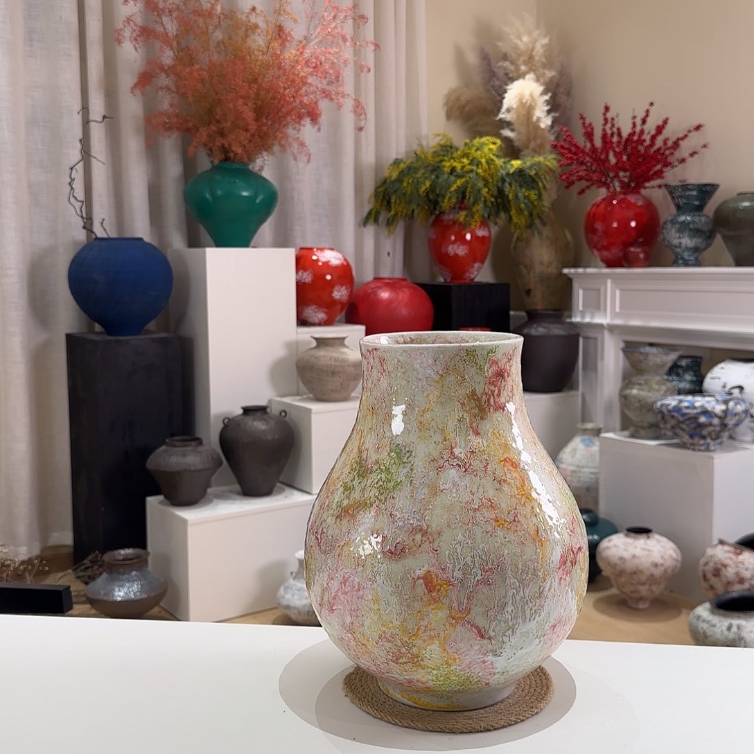 摆件景德镇陶瓷闪拍96