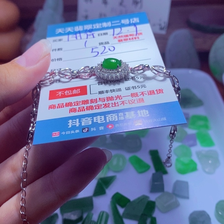 闲***慌定制翡翠未镶嵌520