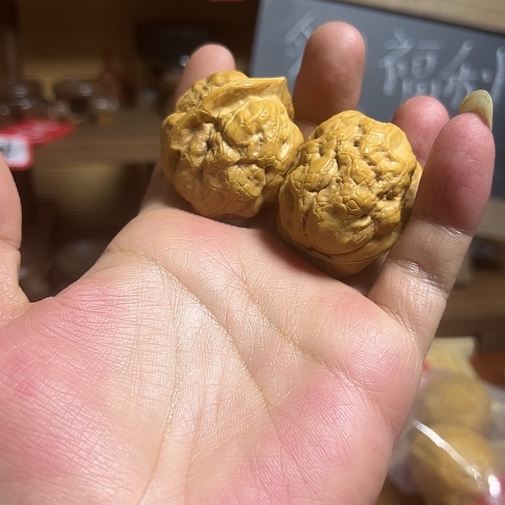 文玩核桃吊坠金蟾疙瘩包6号