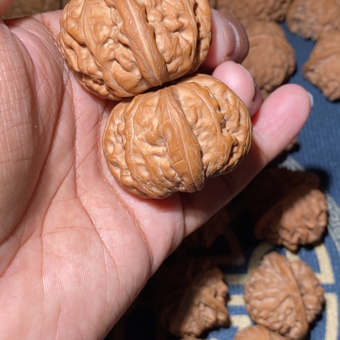 与***辰文玩核桃吊坠43尺寸平谷元宝