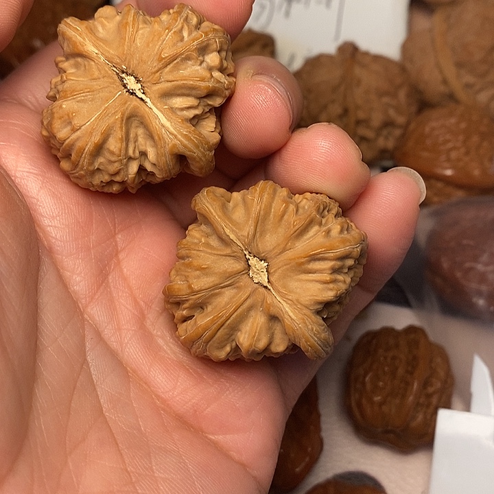 用***6把件文玩核桃白35