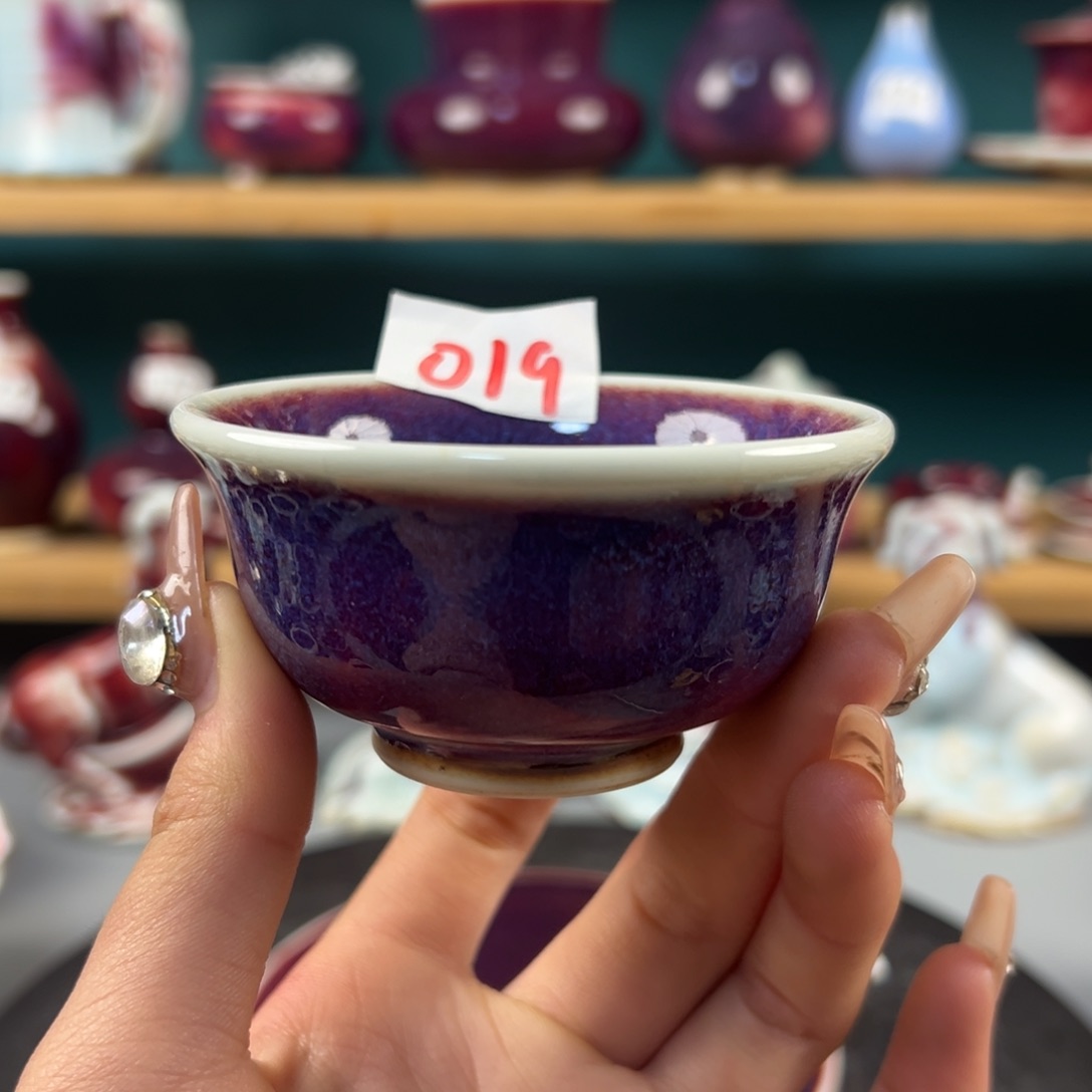 瓷片全品无暇主人杯纯手工