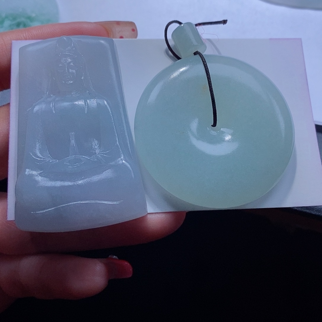 定制翡翠未镶嵌沽*斋翡翠