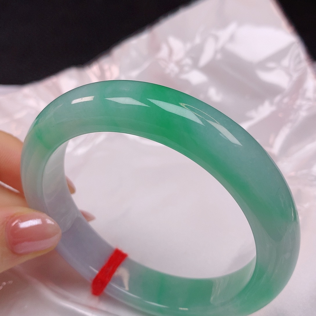 【闪购商品】未镶嵌手镯翡翠57翡翠手镯