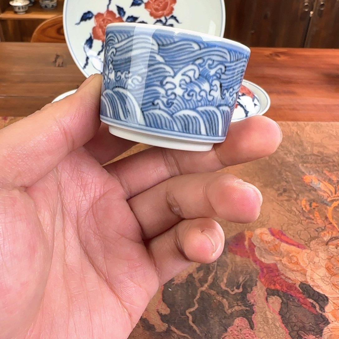 杯子景德镇手工手绘