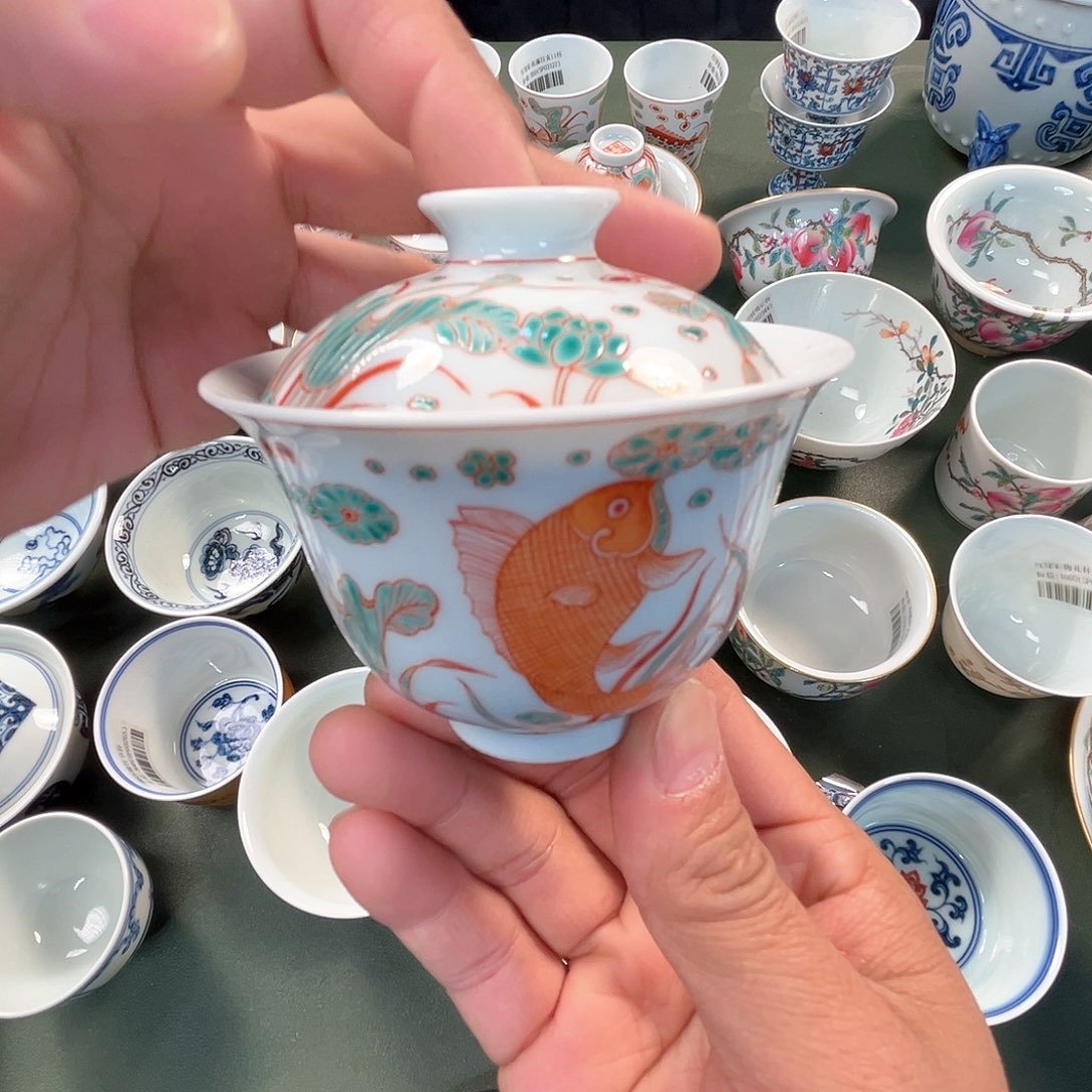 杯青花瓷器青花瓷器