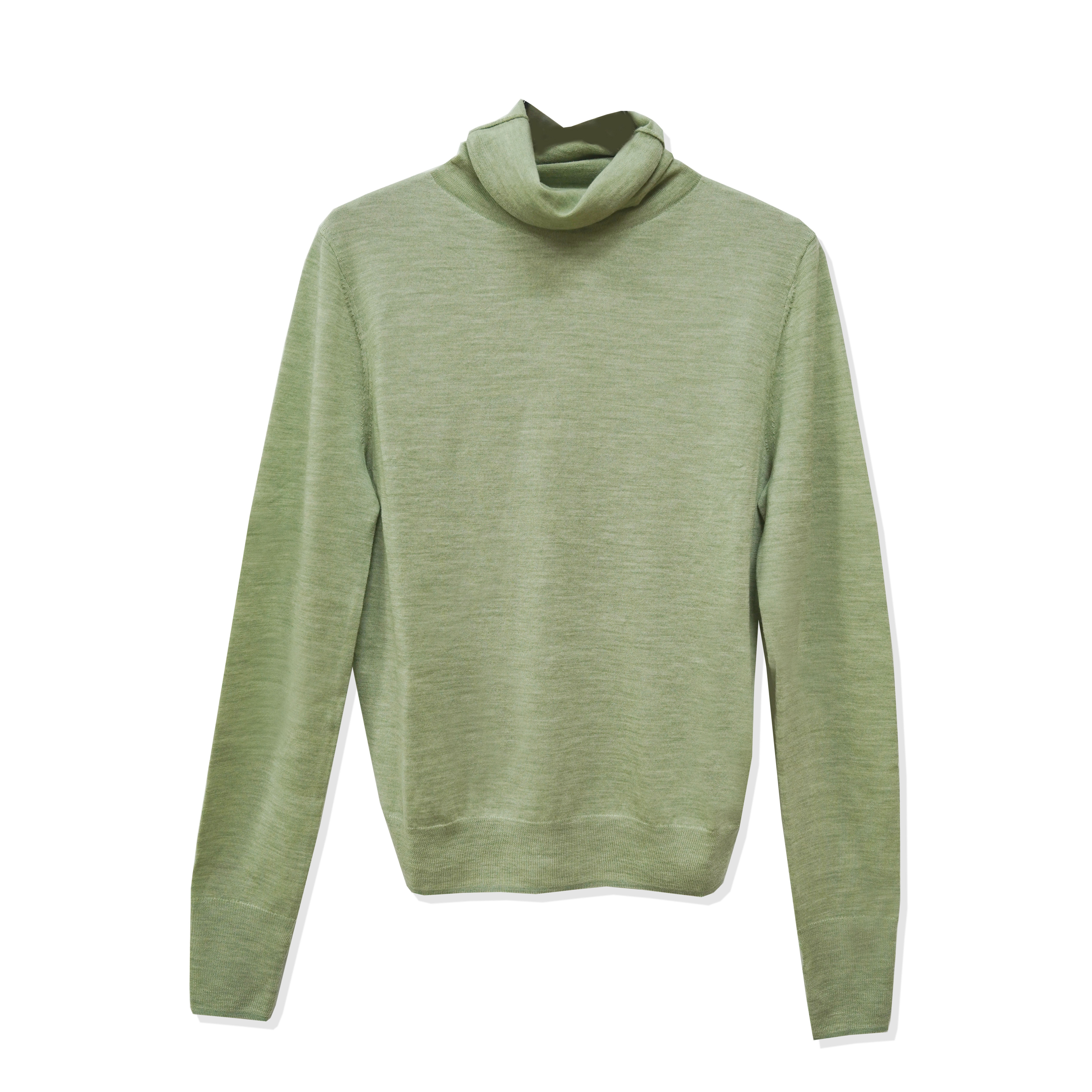 女士轻薄百搭高领羊毛针织衫20465