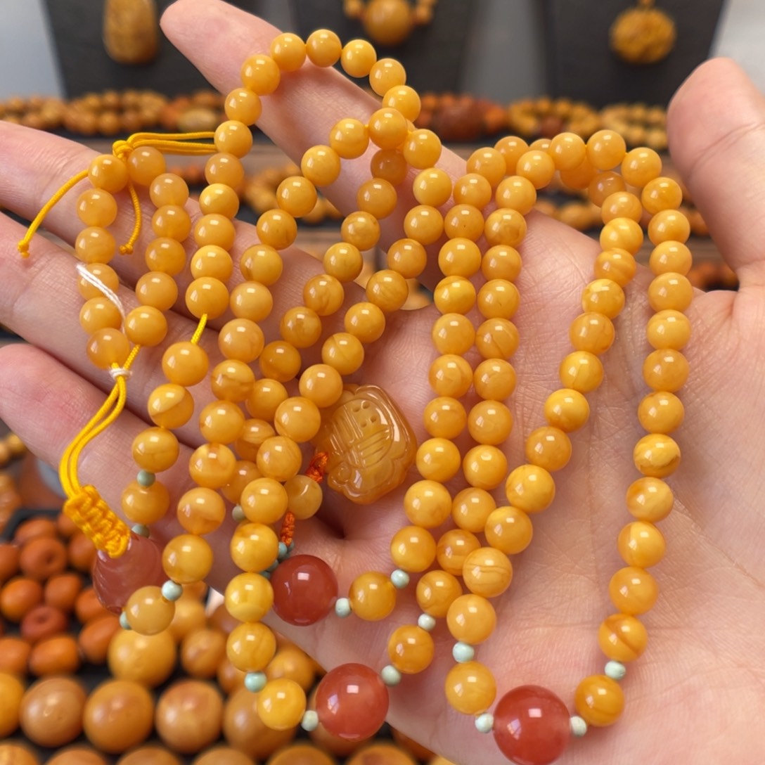 蜜蜡未镶嵌手链蜜蜡