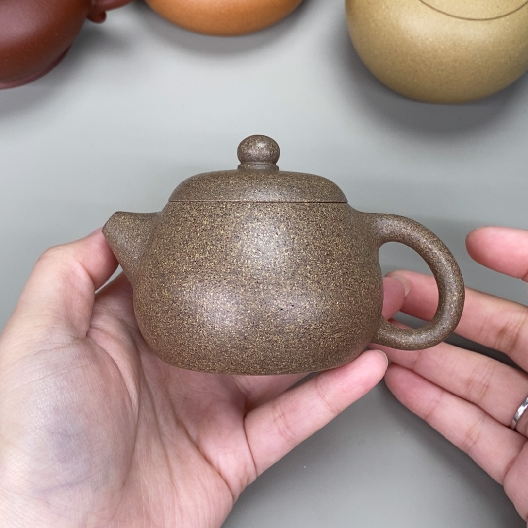 紫砂茶壶黄降坡高温文旦130cc