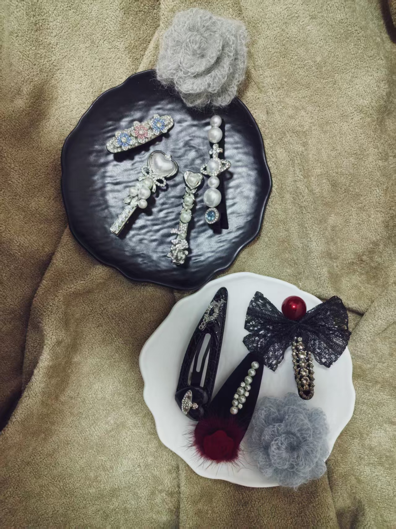 【直播间选款】手工韩版百搭一字夹女