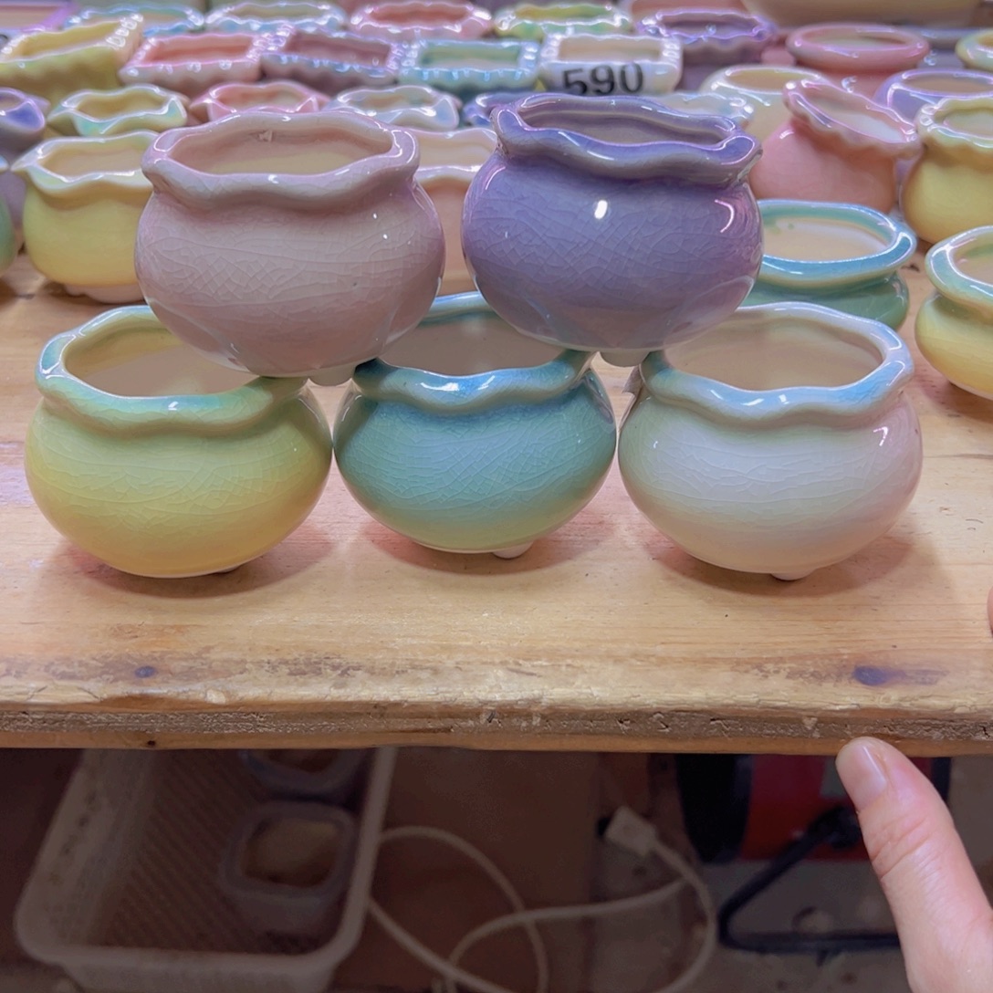 陶瓷花盆当场凑满12包邮