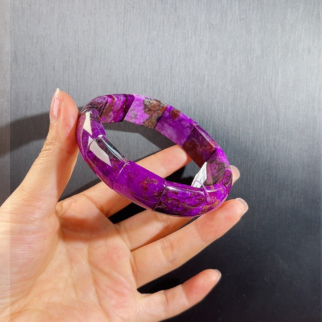 苏纪石（舒俱来）南非舒俱来老矿料手排未镶嵌