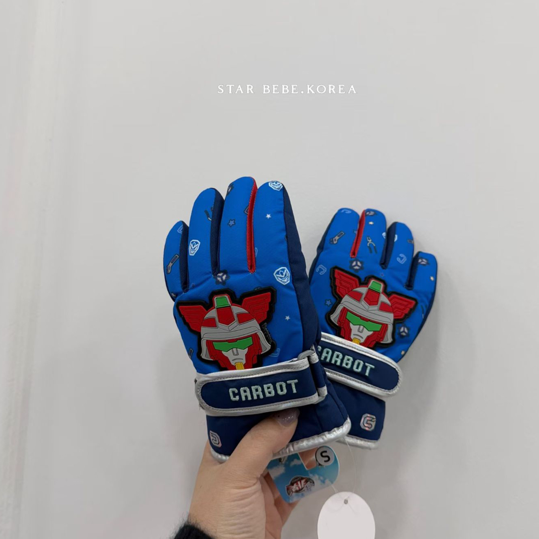 韩国星宝家25冬儿童卡通保暖手套
