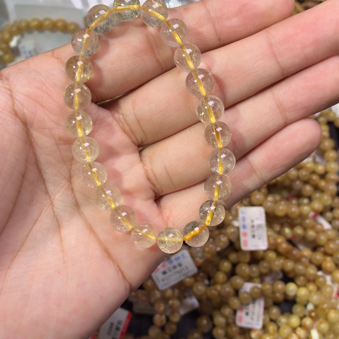 南***王发晶未镶嵌手链卡8