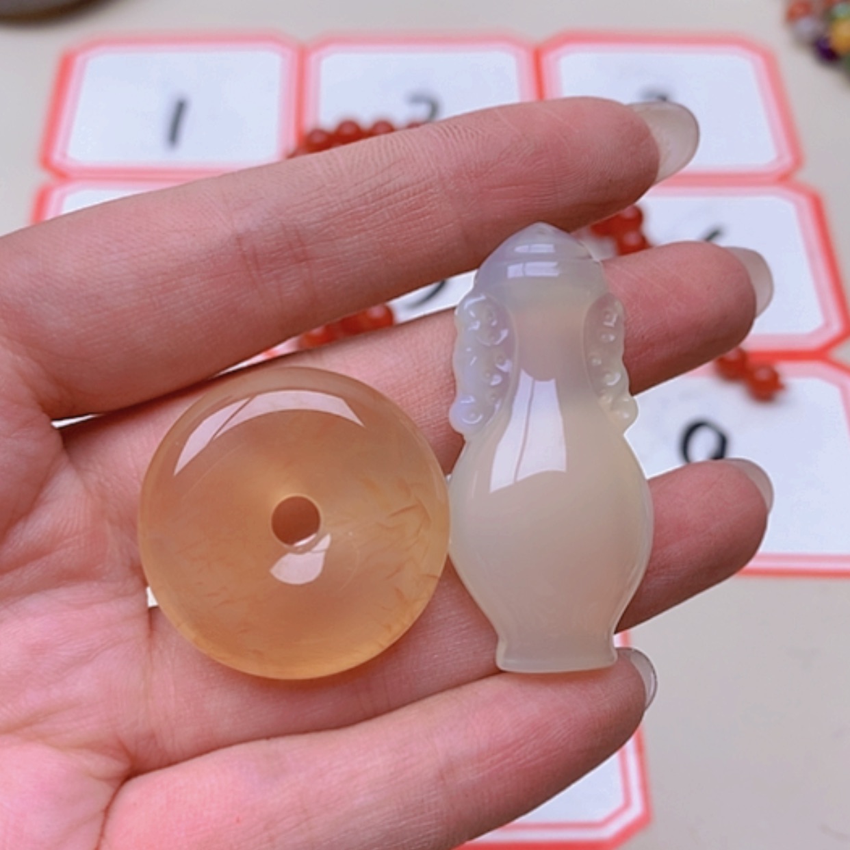 【闪购商品】未镶嵌玛瑙/玉髓珠宝半成品泽***0
