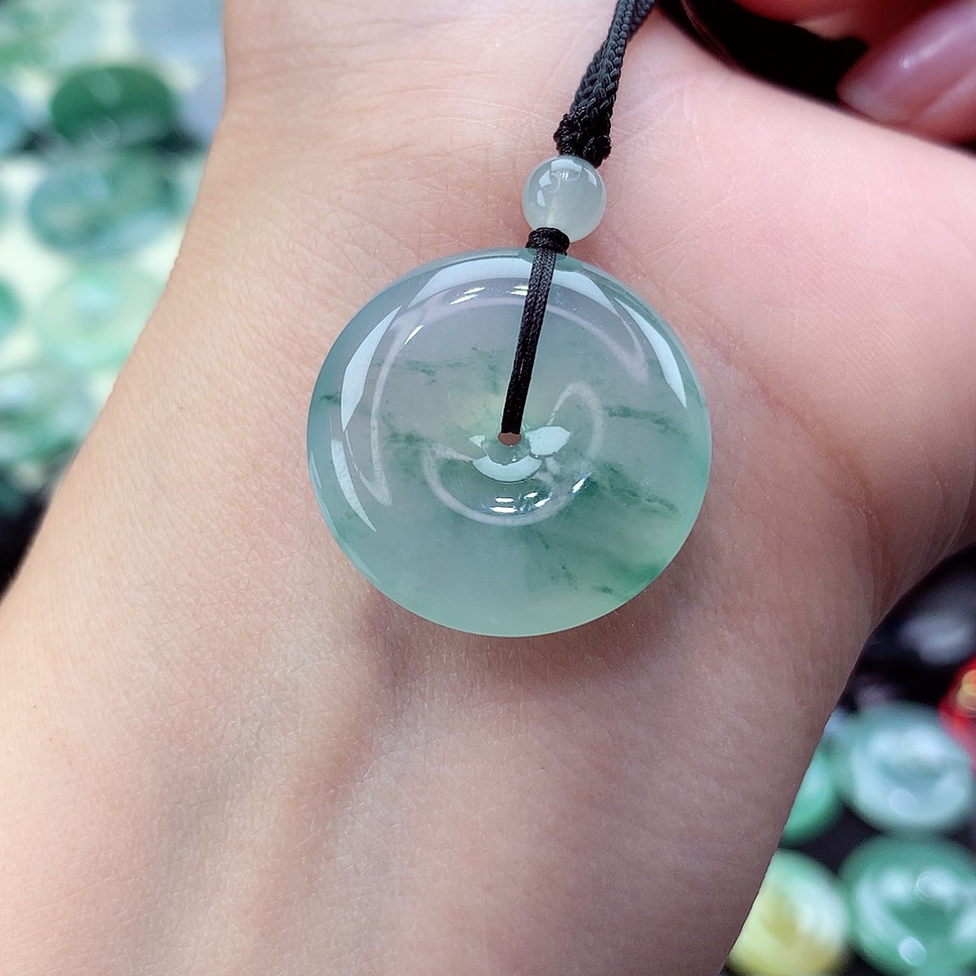 翡翠未镶嵌颈饰柠**宝尺寸24.0-6.2