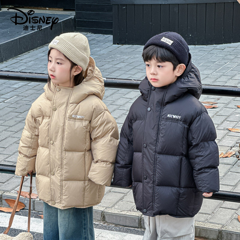 迪士尼儿童羽绒秋冬加厚款连帽面包服XPR4SU082