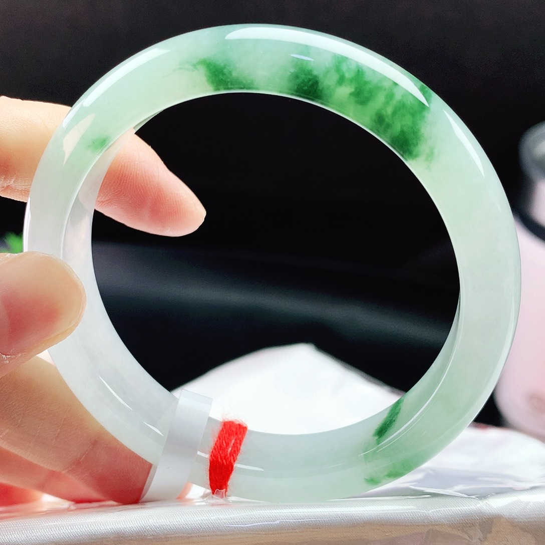 未镶嵌手镯翡翠57圈