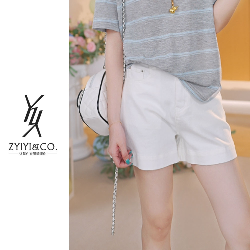 【清凉短裤】2025夏季新款高腰牛仔短裤休闲百搭A字阔腿热裤
