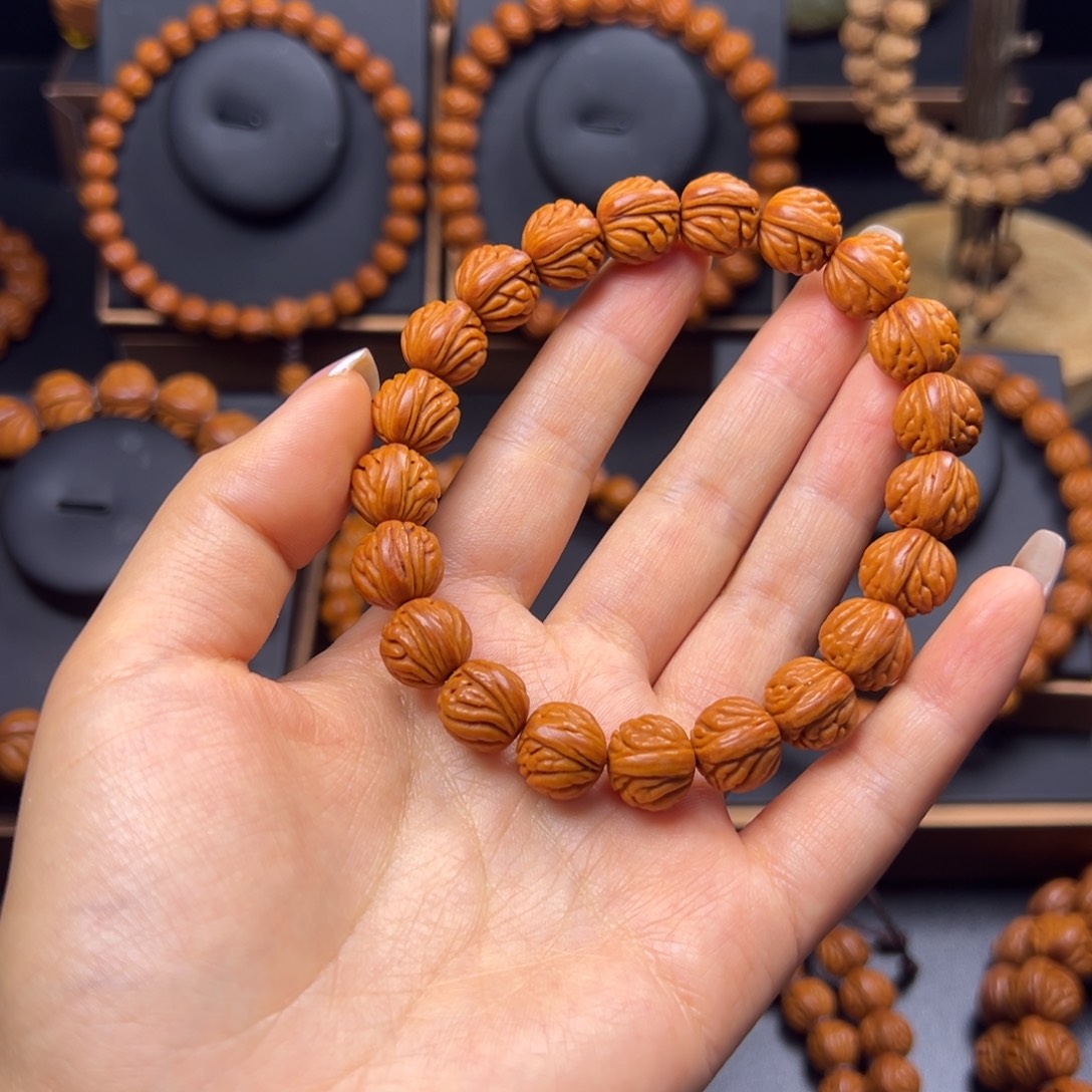 手串桃核火龙纹12手串