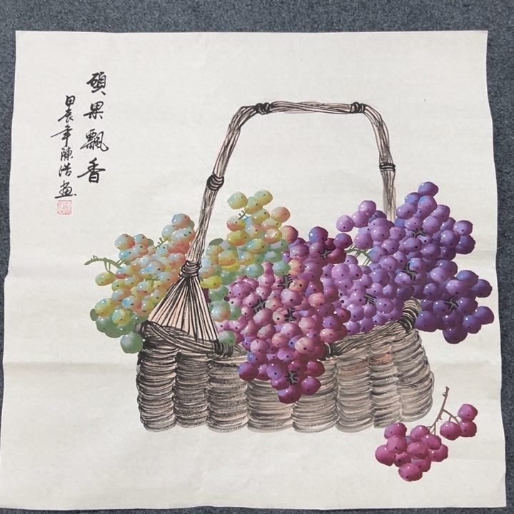 国画纯手绘字画宣纸