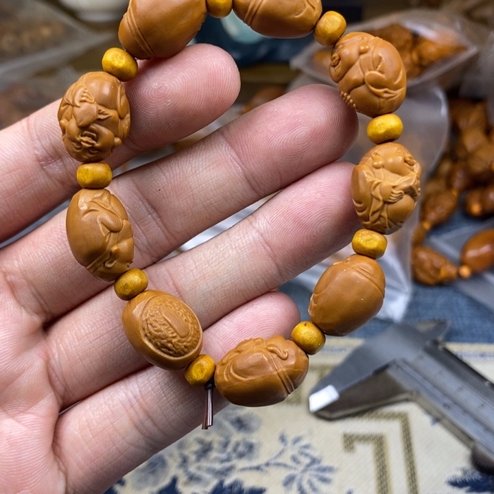 橄榄核手串/手链橄榄核雕工艺手串