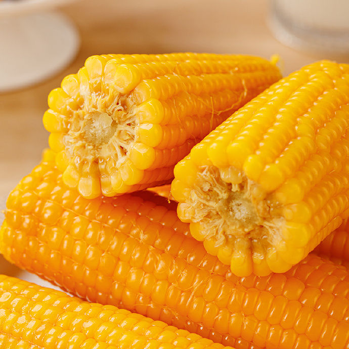 试吃2根 东北黄糯玉米 整箱10根 东北黑土地种植 整箱7斤