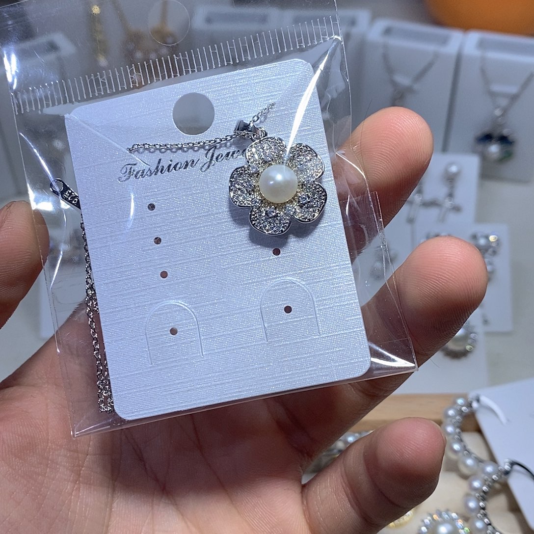 耳饰淡水珍珠银S925镶嵌