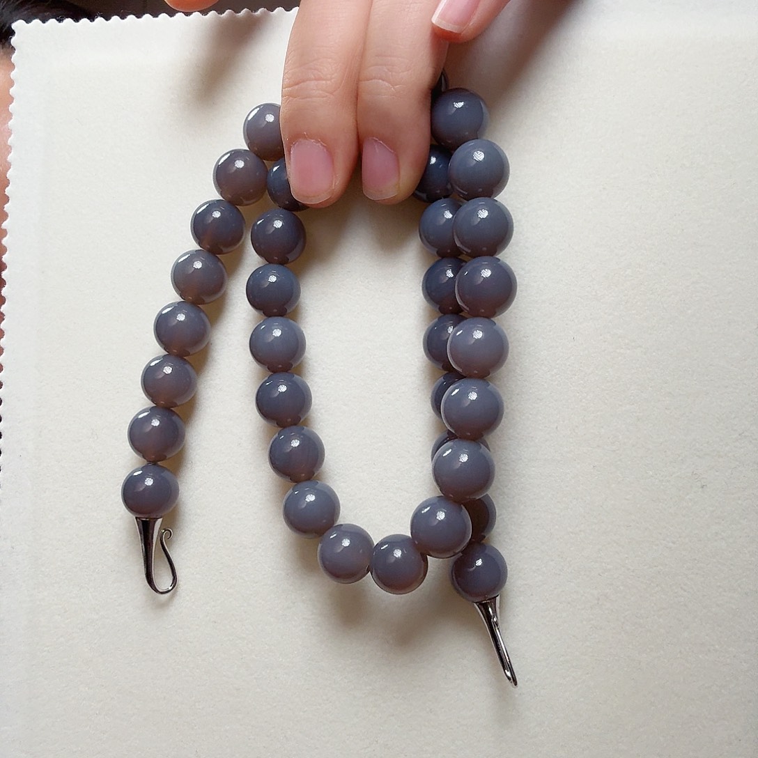 玛瑙/玉髓银S925镶嵌颈饰大气上档次