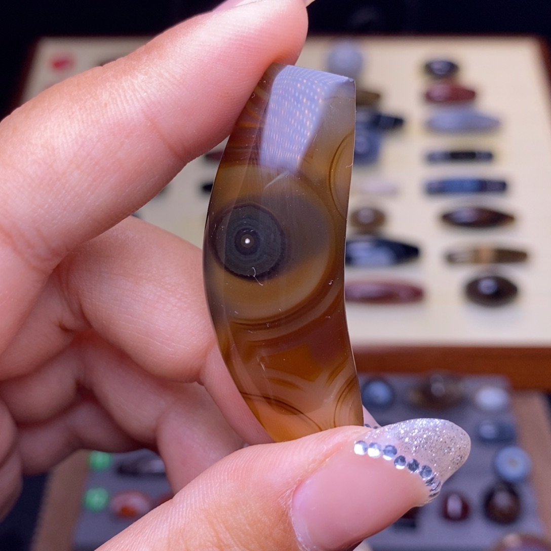 玛瑙/玉髓颈饰未镶嵌大*