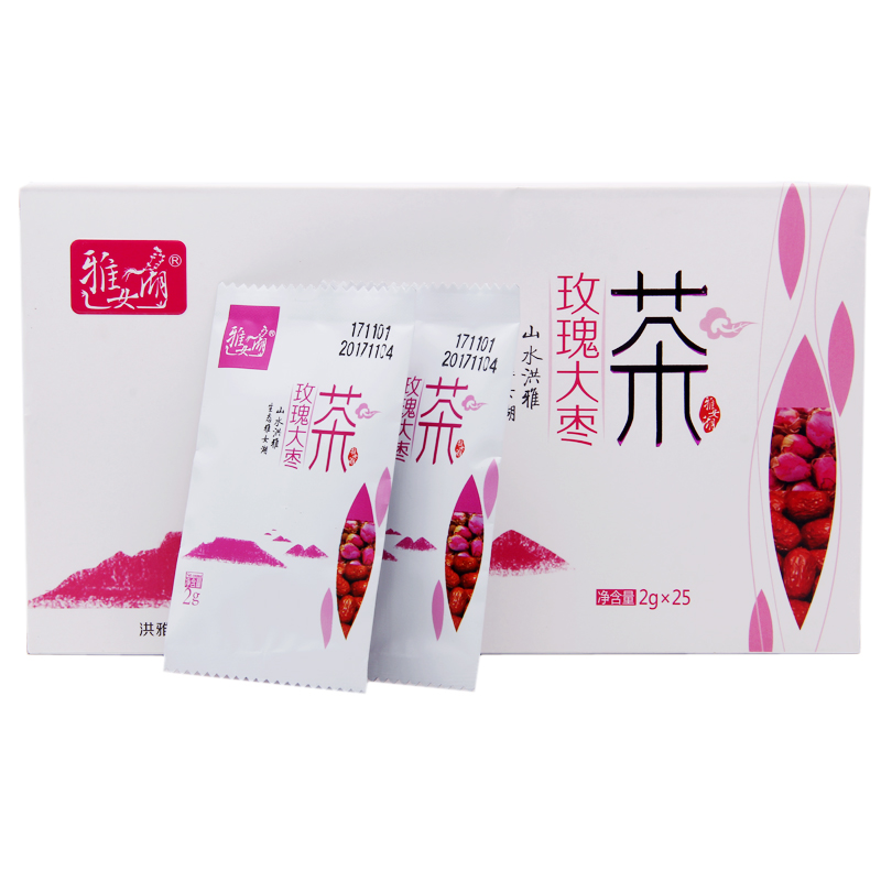 瓦屋山药业 玫瑰大枣茶 2g*25小袋