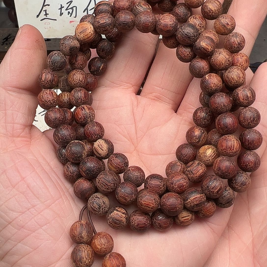 手串/手链降真香缅甸小叶降真香08-108白油天花板