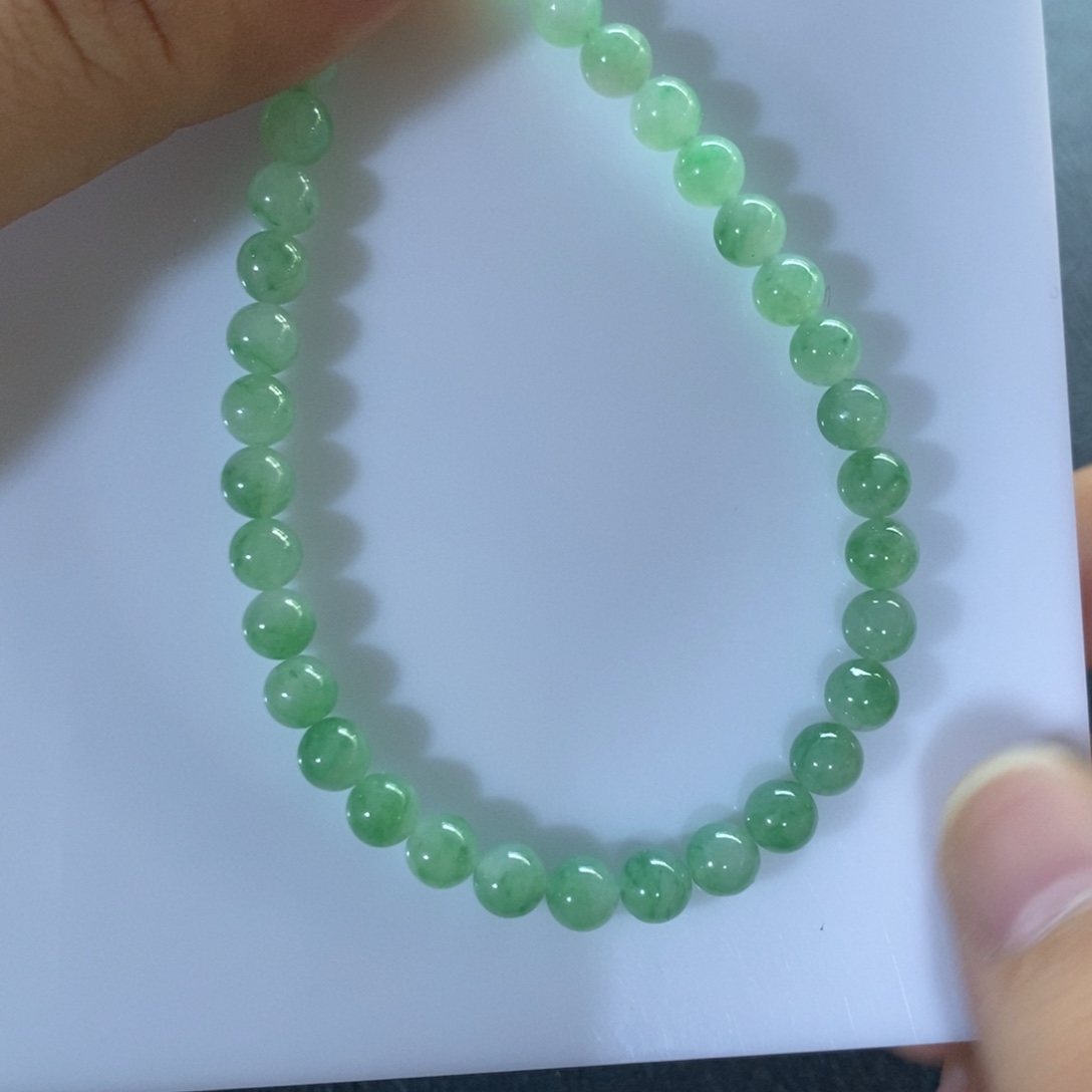 定制翡翠未镶嵌手链卡5.9