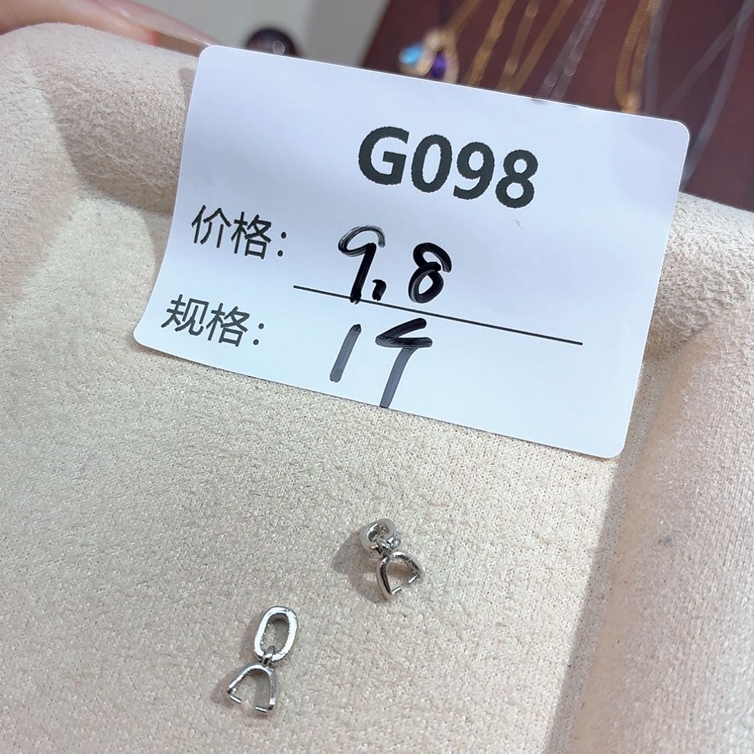 玻璃925银美银计G098