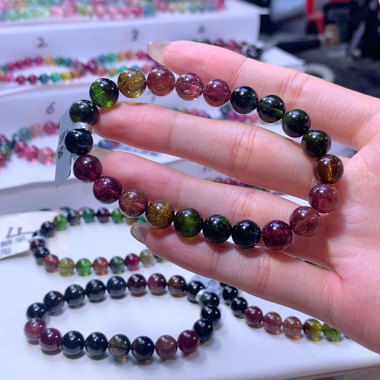 【闪购商品】碧玺手链未镶嵌碧玺