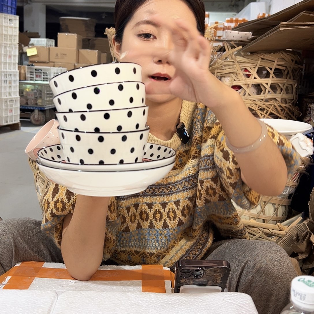 潮州陶瓷工厂微瑕6件套