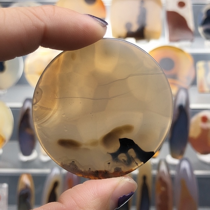 玛瑙/玉髓合金颈饰83微瑕