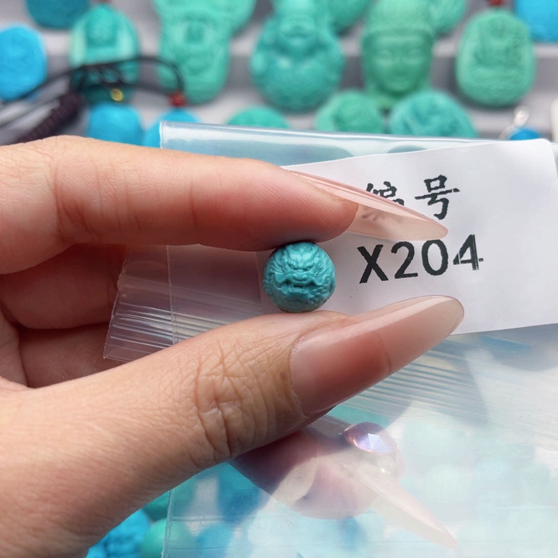 绿松石雕刻未镶嵌