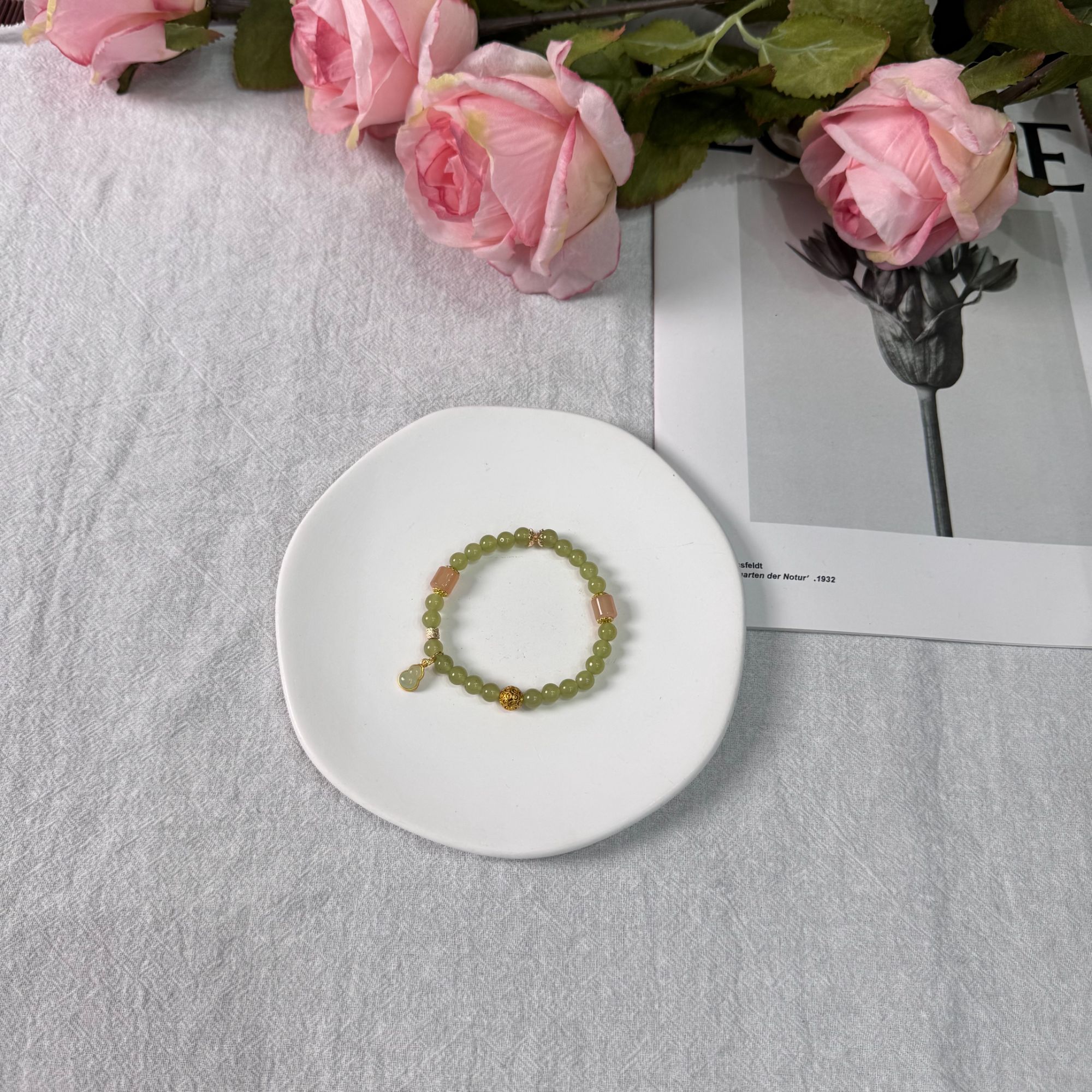 高定珠宝和田玉手链HF2044S838