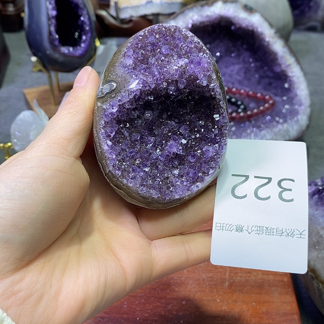 紫晶未镶嵌珠宝半成品