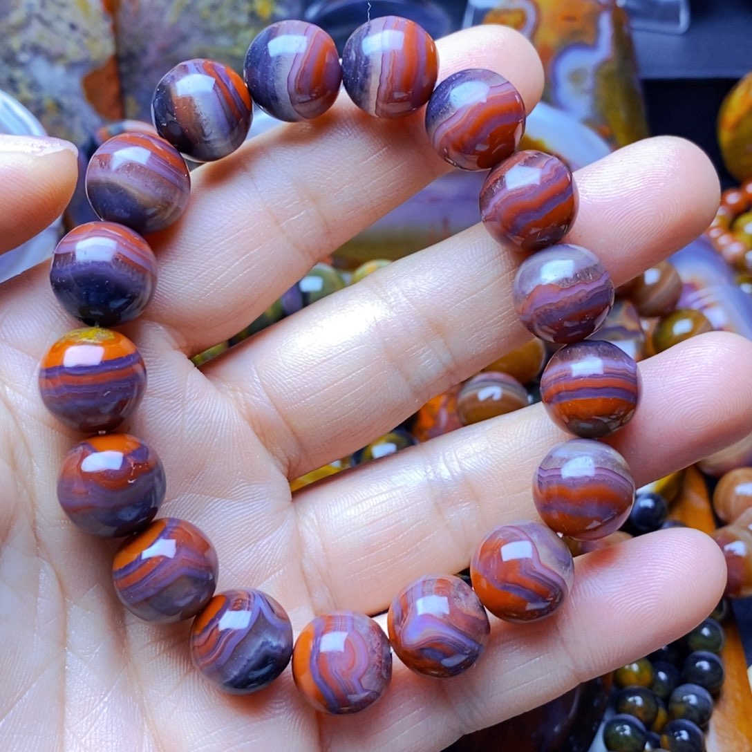 独***娜玛瑙/玉髓颈饰未镶嵌