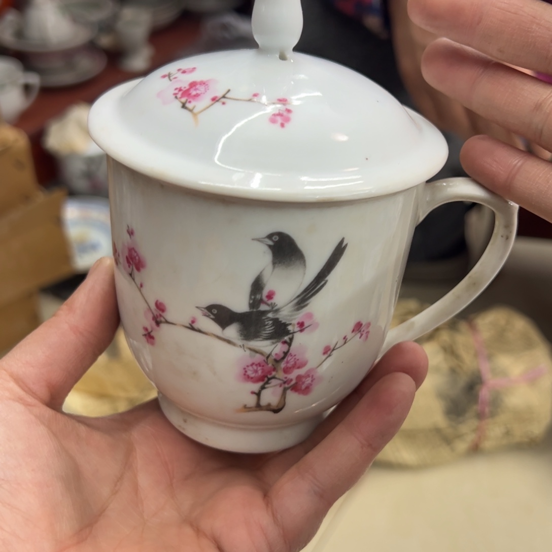 其他陶刷花办公杯