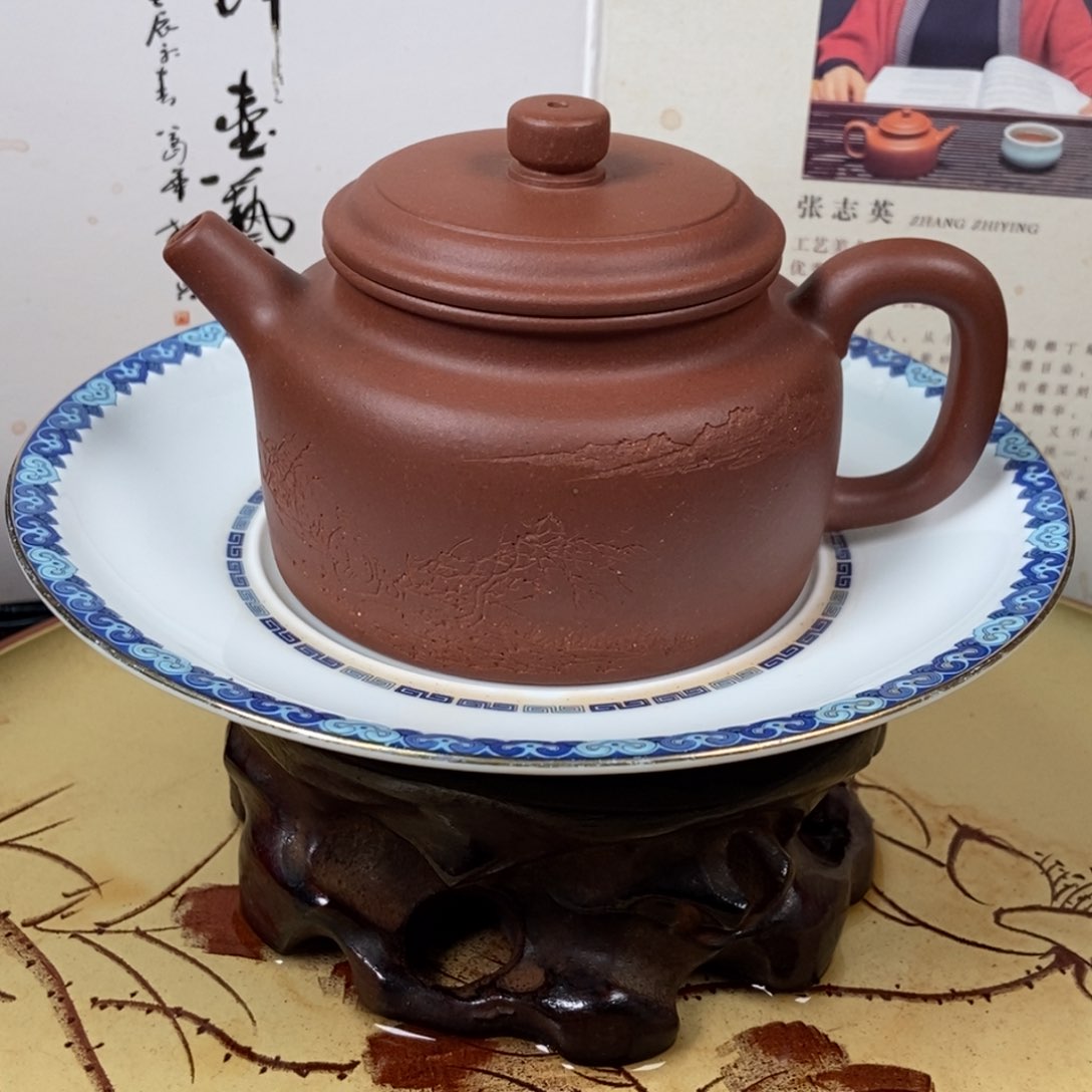 紫砂茶壶全手五号井底槽清老母亲制作容量220