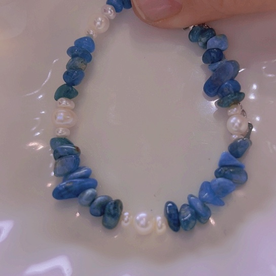 淡水珍珠手绳合金