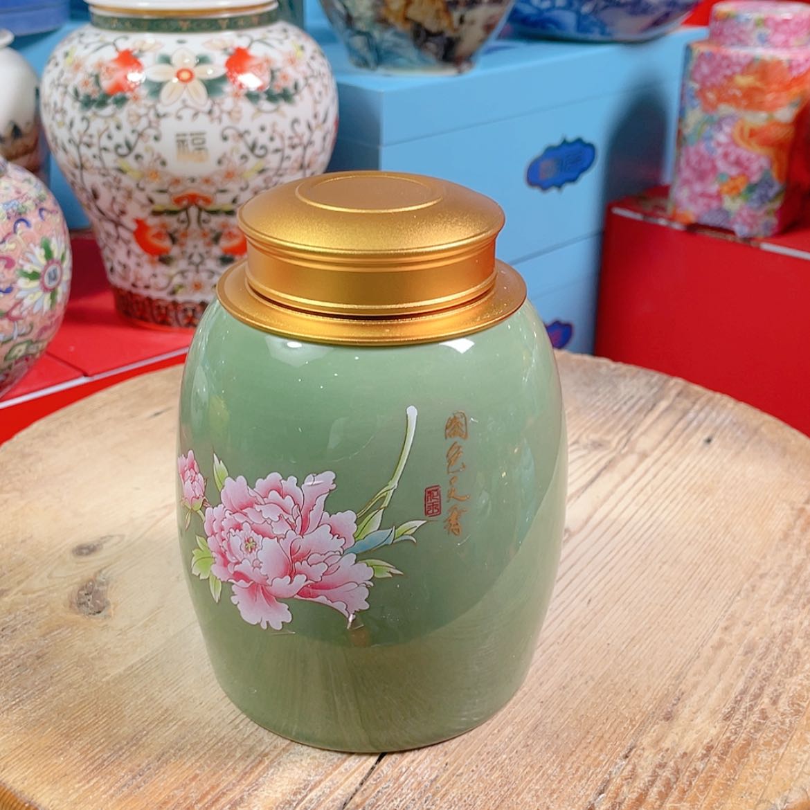 【闪购商品】罐陶瓷茶叶罐密封罐