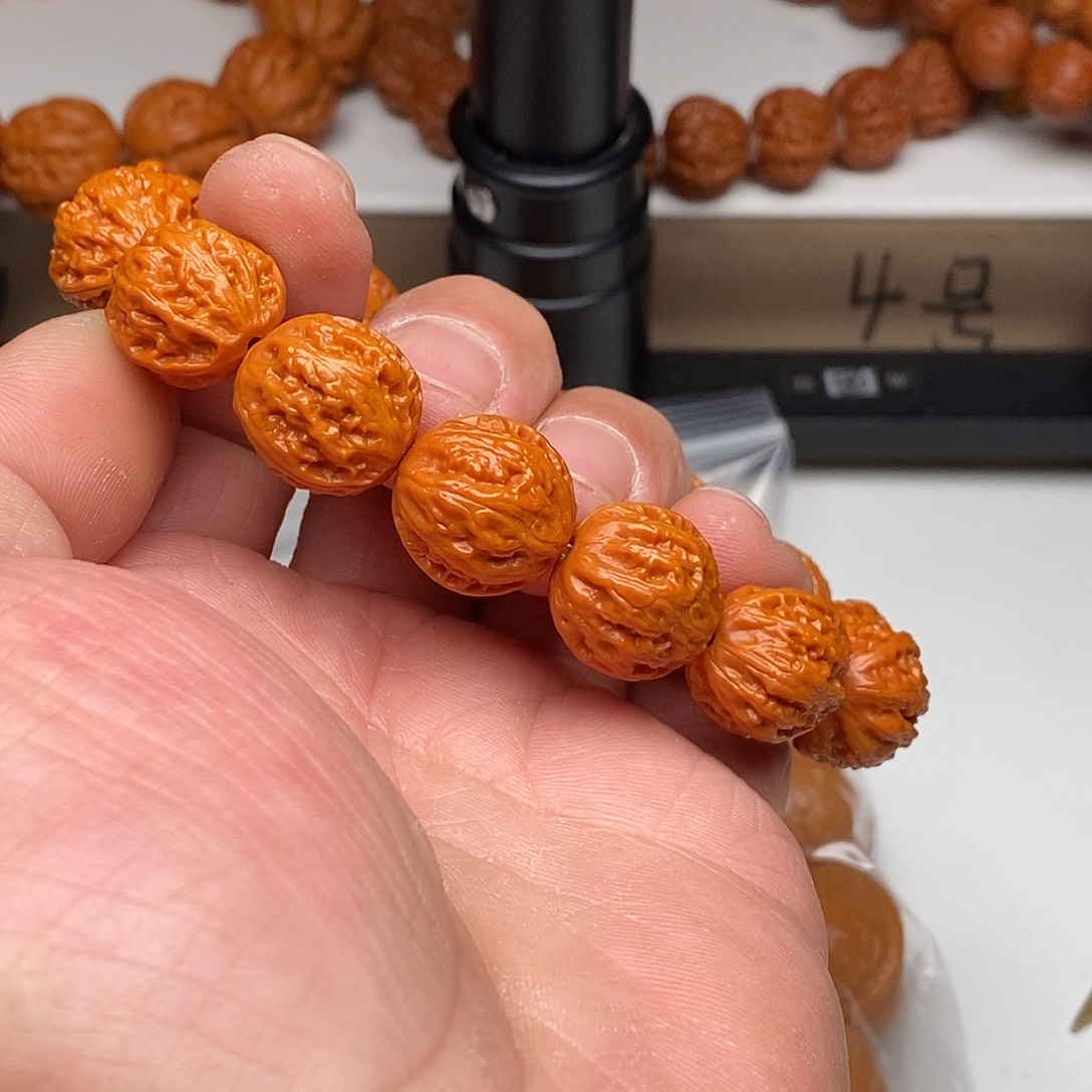 木质类文玩核桃1.7八棱