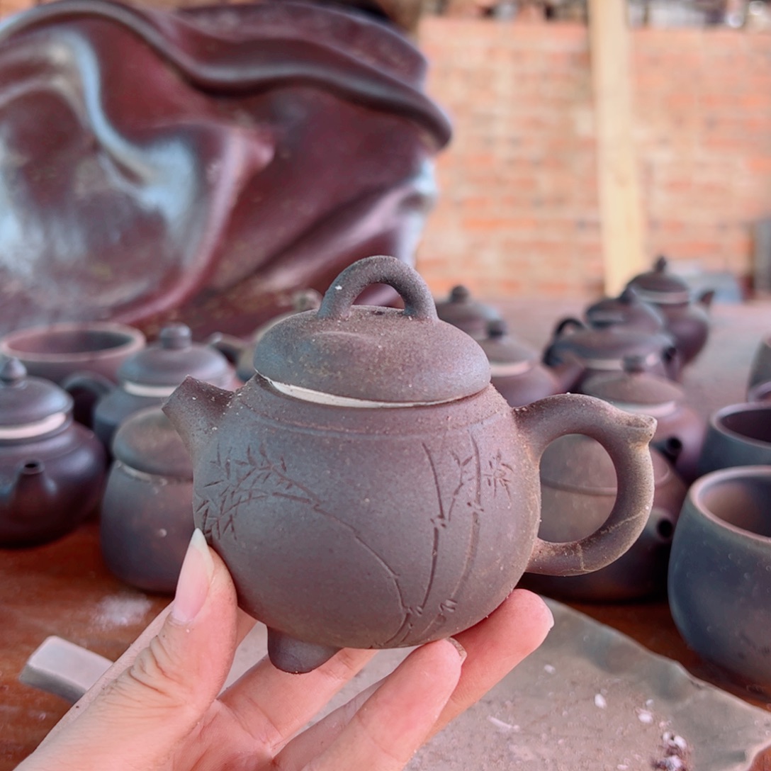 坭兴陶贵台龙窑柴烧茶器A179