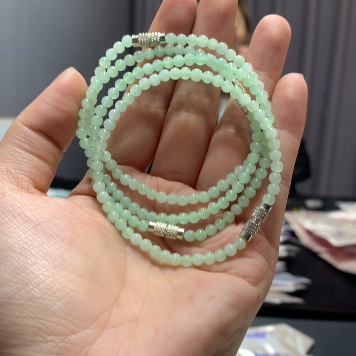 翡翠未镶嵌手链多样性发单件