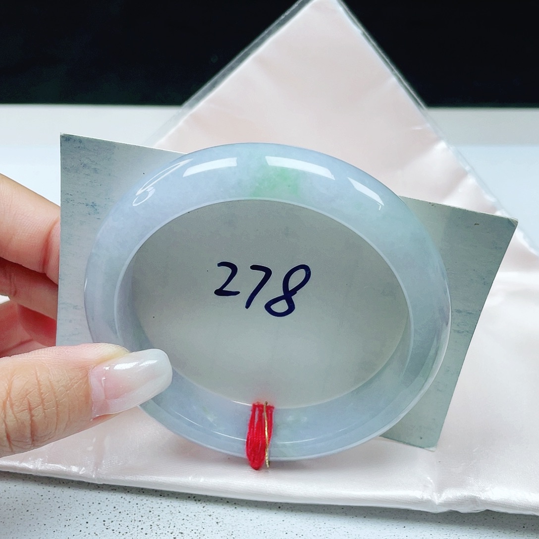 翡翠未镶嵌手镯 正圈58+